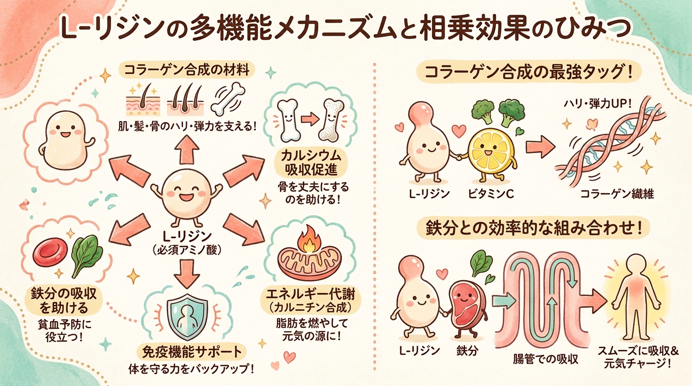 L-リジンとは？コラーゲン合成に欠かせないアミノ酸の基礎知識を徹底解説